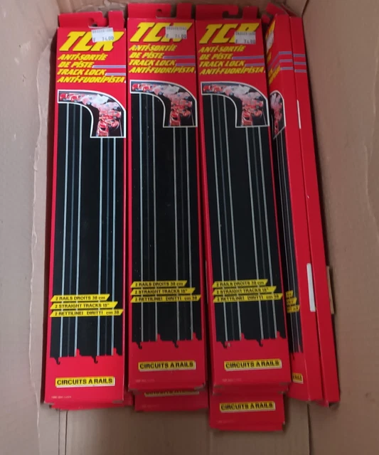 Circuit TCR - Lot De 5 Rails Droits 38 Cm - Occasion