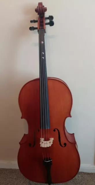 Paganini Model II 4/4 cello with Gewa bag and bow
