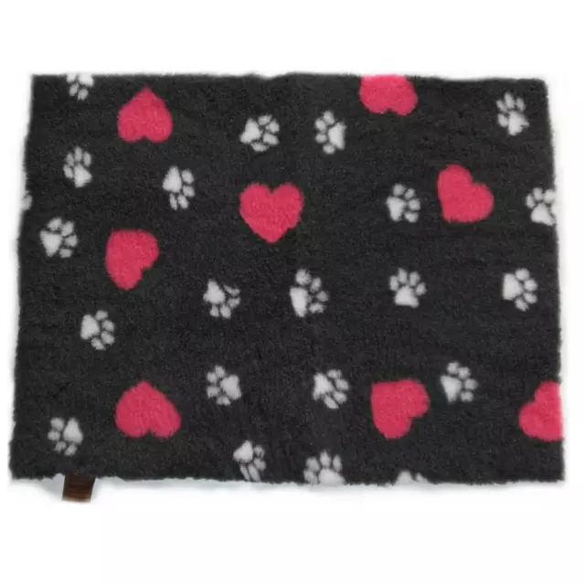 Original Vetbed Isobed SL anthrazit hearts & paws rutschfest