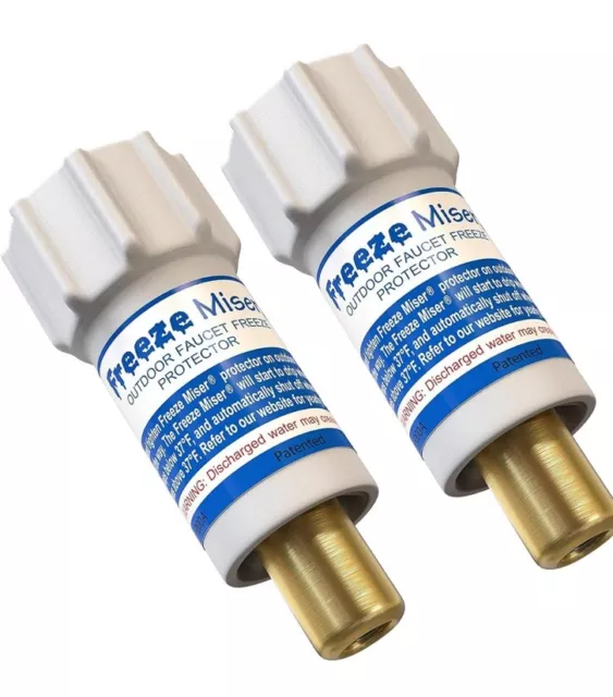 Freeze Miser 2 Pack - Outdoor Faucet Freeze Protection New