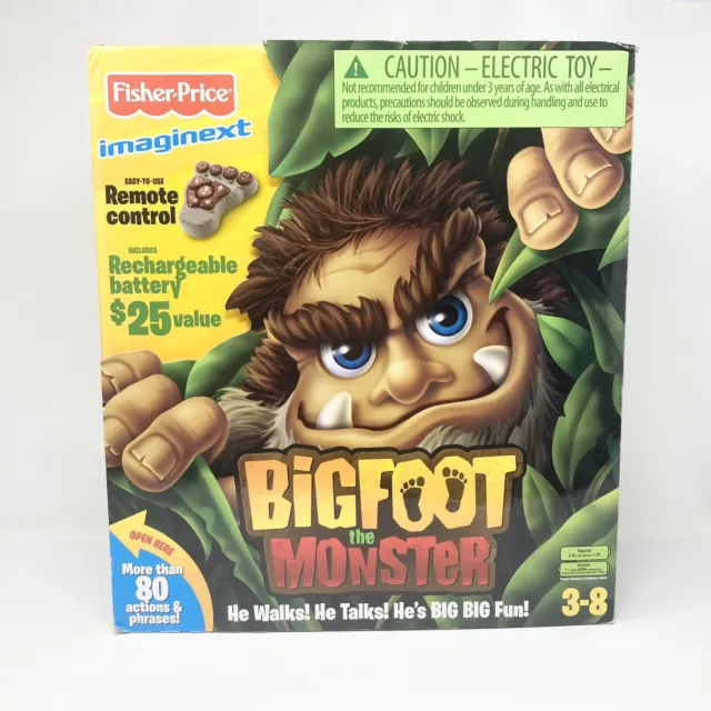 Fisher Price Imaginext Big Foot The Monster With Remote Battery Brand New