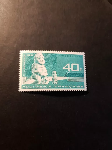 Timbre France Polynésie Poste Aérienne Pa N°12 Neuf * Mlh 1965