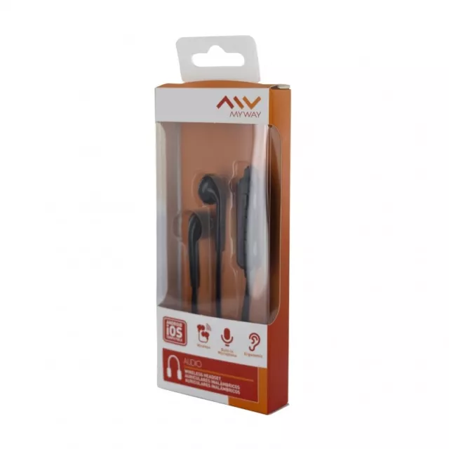 Auriculares estéreo wireless Myway negros 2