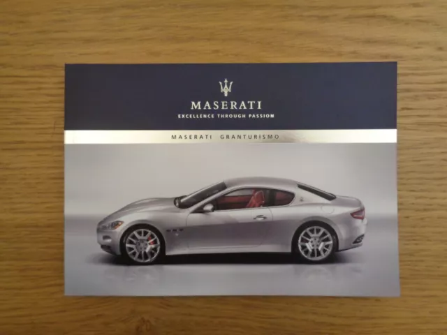 Maserati Granturismo Owners Handbook Manual