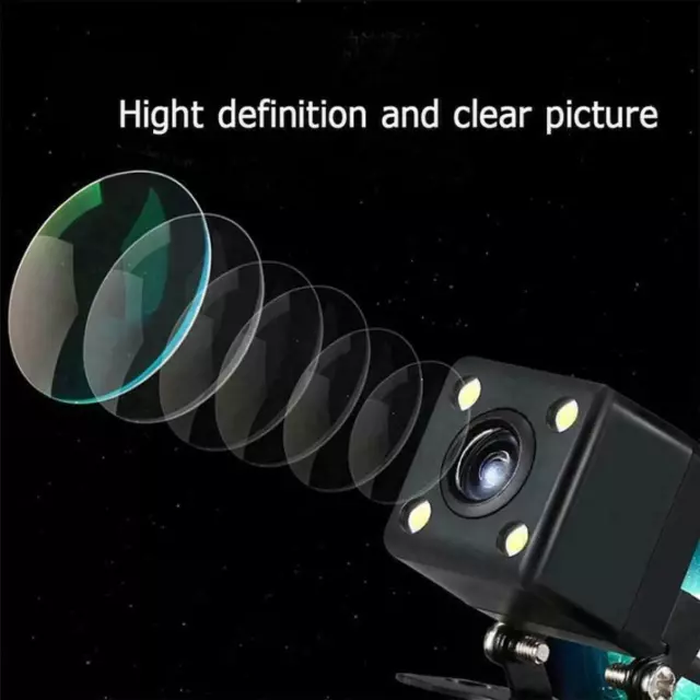 170 ° Weitwinkel Nachtsicht Wasserdicht HD Rückfahrkamera CCD Für Autoradio Auto