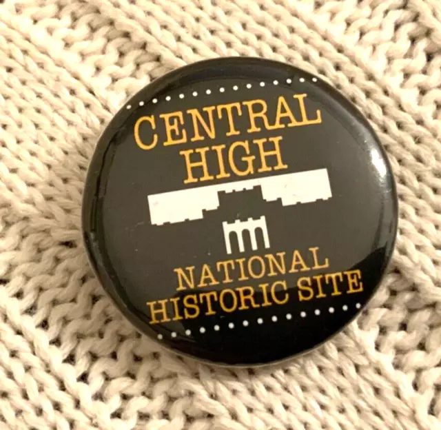 Central High National Historic Site Little Rock Arkansas Pin Circular 1 1/2”