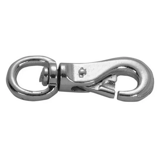 3-Campbell Chain 7/8" Dia. X 5" L Zinc-Plated Iron Animal Tie Snap 440 Lb F/SHIP