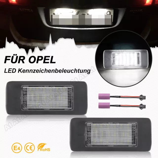 BELEUCHTUNG LED KENNZEICHENBELEUCHTUNG Opel Zafira C Astra J Sportstourer  EUR 16,99 - PicClick DE