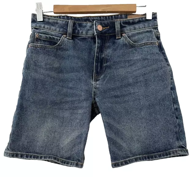 Asos.  Blue Denim Classic Jean Shorts.  Size 28" Waist