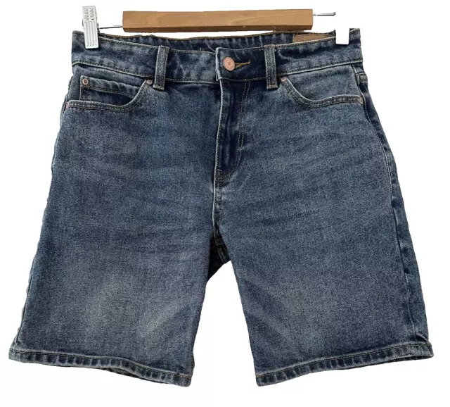 Asos.  Shorts Vaqueros Clásicos Denim Azul.  Talla 28" Cintura