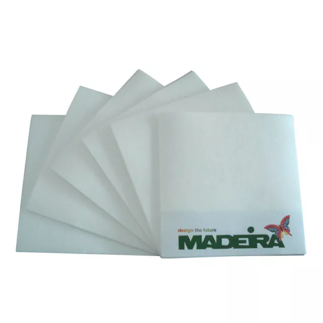 Madeira Quadrate geschnitten leicht wegreißen 40g Stickerei Stabilisator Unterlage (MR041) 2