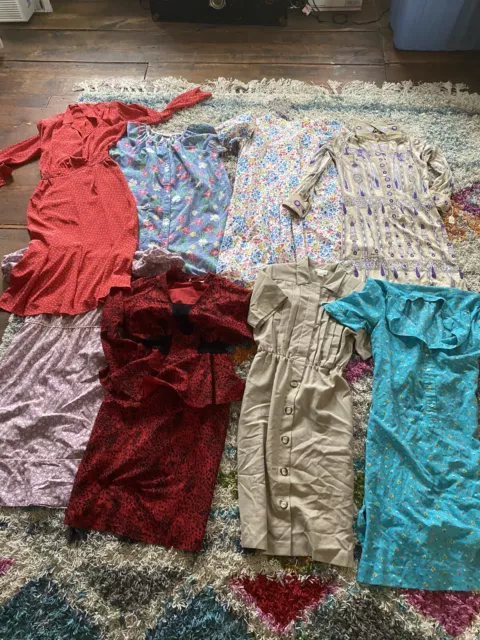 Vintage Lot Womens Clothing 8 pieces for resale! , 70s, 80s 90s