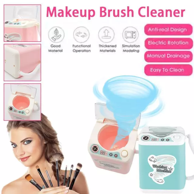 Mini Makeup Brush Cleaner Electric Washing Machine For Eyelashes Sponge Pad U2U4 3