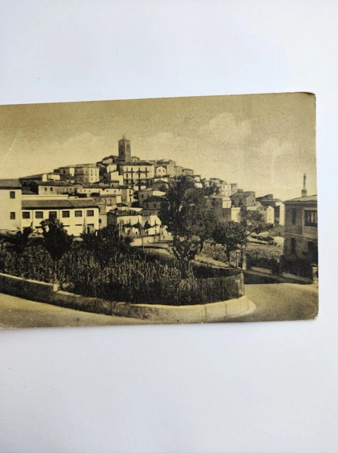 A1 Cartolina Motta Montecorvino Foggia Panorama Viaggiata 1964