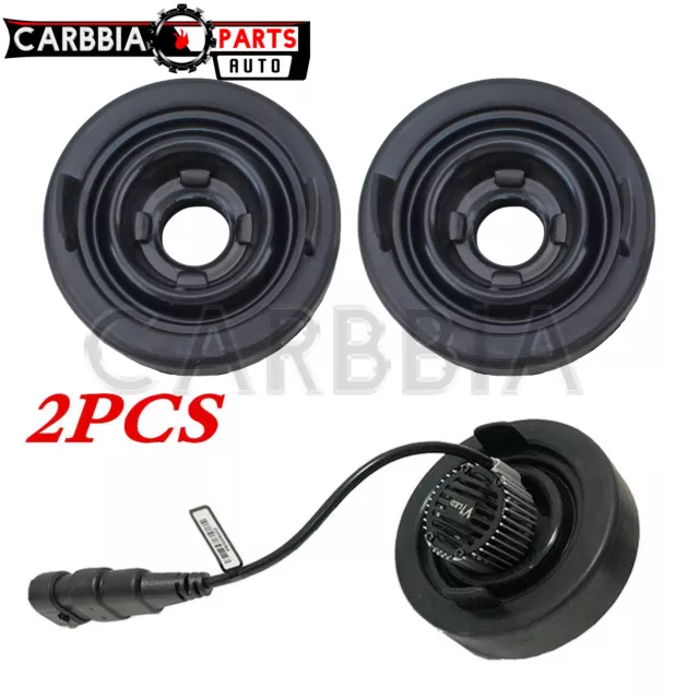 2Pcs 80mm Black Soft Rubber Car Headlight Housing Dust Cover Bulb Seal Cap Kit