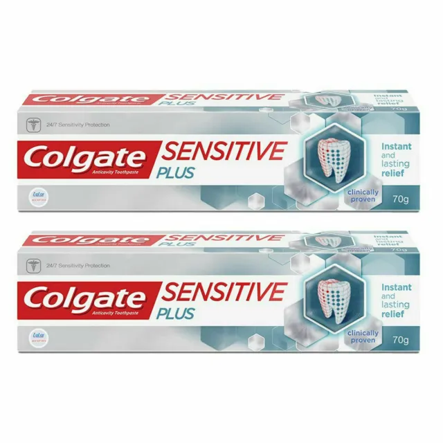 Colgate Sensitive Plus Anti-caries Dentifrice Avec Instantané & Durée