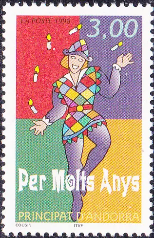 French Andorra #489 MNH Juggling