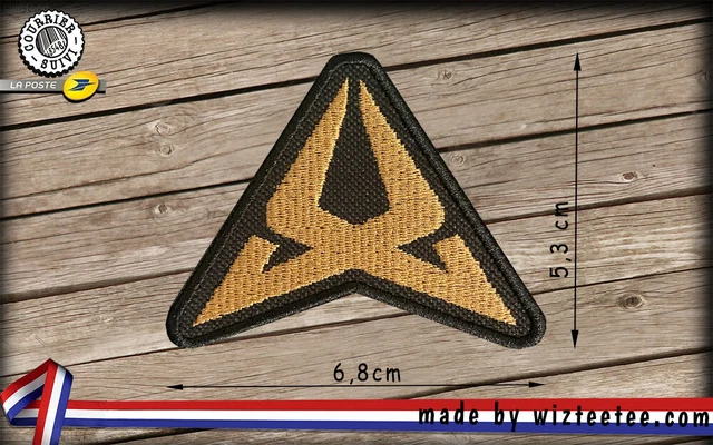 PATCHE DORSAL DOS écusson grande taille US flag patch brodé EUR 13,10