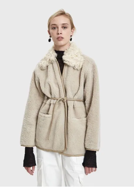 Rachel Comey Herald Lamb Shearling Coat Size 6