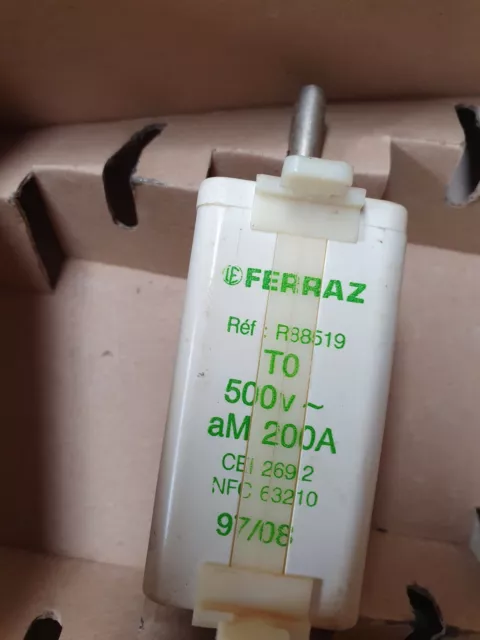 FERRAZ R88519 Fusible Taille 0 aM 200A 500V
