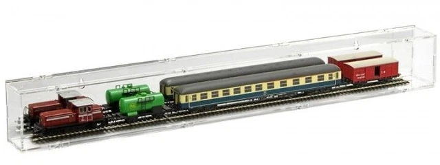 Vitrine Kibri H0 Pour Modélisme Ferroviaire - 80x60 Cm, Bois Et Plastique, Occasion