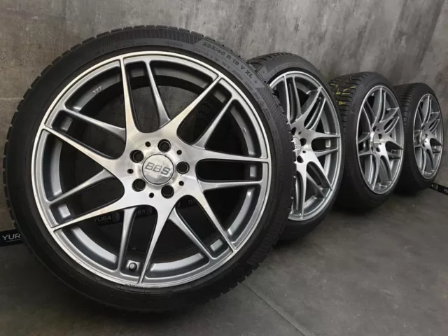 Audi A6 4G Jantes Alu Pneu Hiver 235/40 R 19 Continental 99% BBS