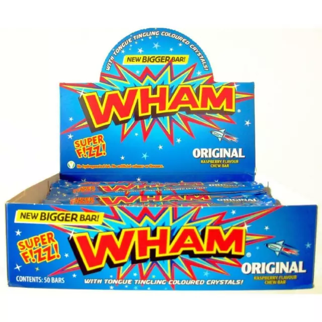 Wham Original Chew x 50 Riegel - Großhandel Retro Süßigkeiten Neu