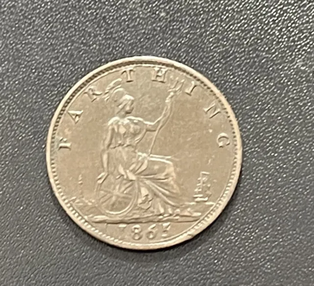 Great Britain 1865/2 Farthing Coin