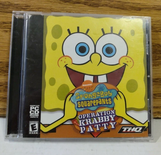 SPONGEBOB SQUAREPANTS OPERATION Krabby Patty PC CD ROM Computer Game