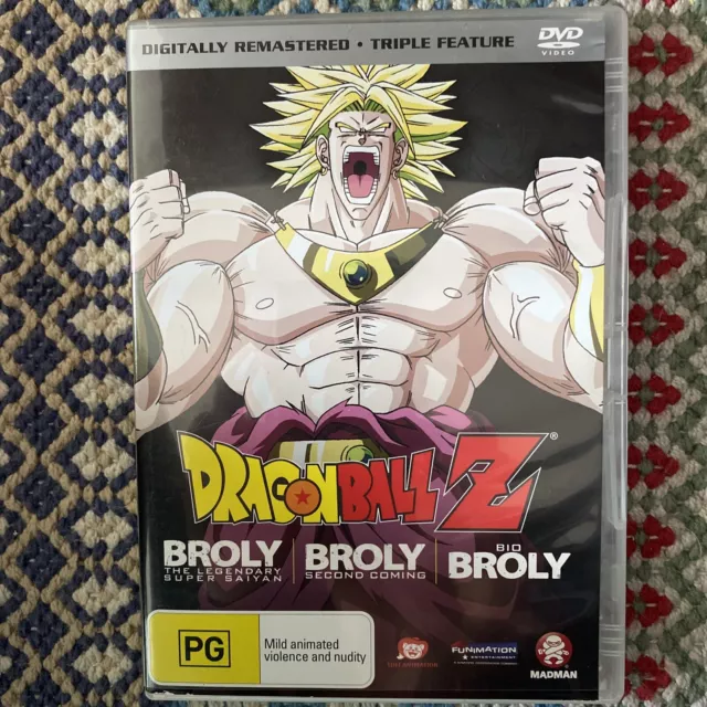 Dragon Ball Z Remastered Movie Collection Triple Broly Reg 4 DVD 060