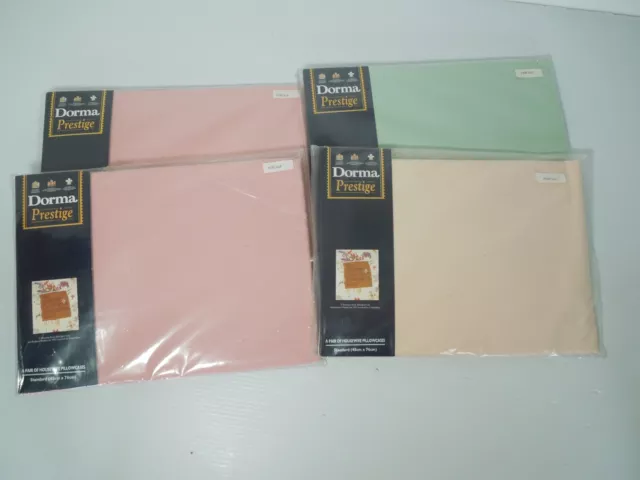 4 Packs (pairs) of Dorma Prestige Country Diary of an Edwardian Lady Pillowcases 2