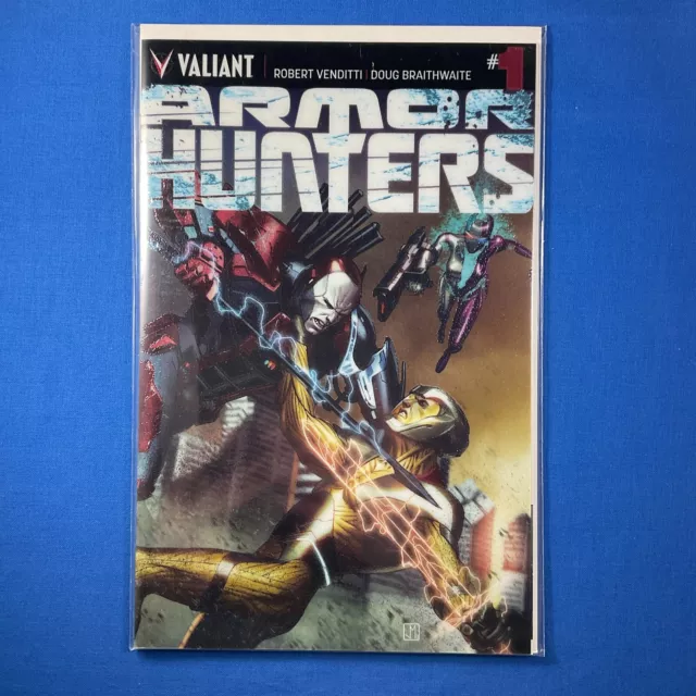 Armor Hunters #1 Chromium Variant Cover Valiant Entertainment 2014 Comic Book