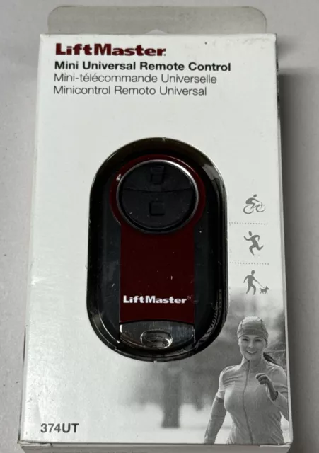 Liftmaster 374UT Mini Universal Keychain Remote Control Garage Opener Clicker