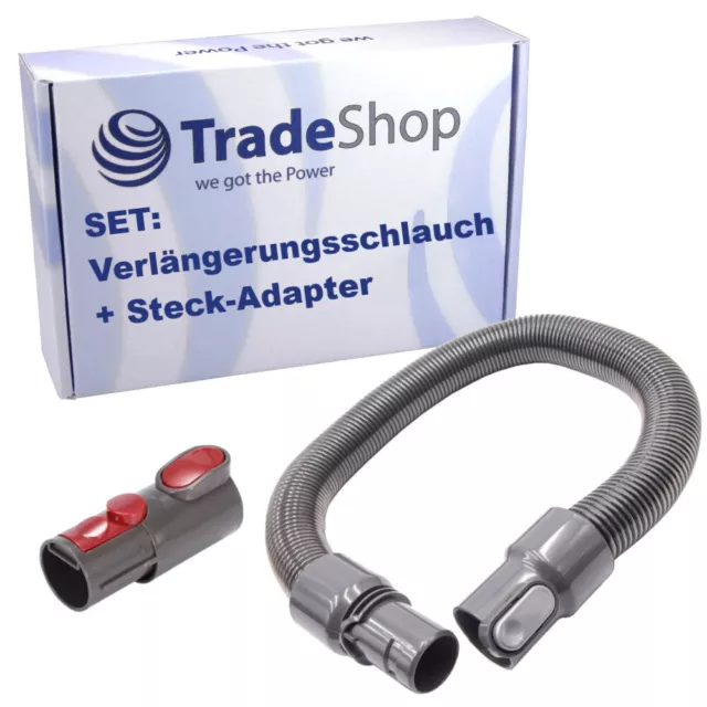 2in1 Set: Ersatz Saugschlauch + Zwischenadapter für Dyson DC19 DC20 DC21 DC22