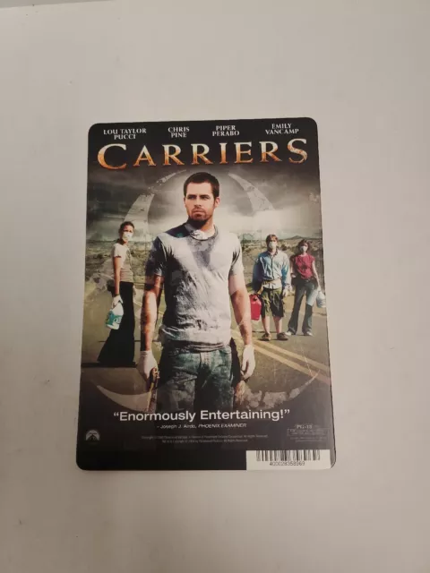 Carriers  BLOCKBUSTER SHELF DISPLAY DVD BACKER CARD ONLY 5.5"X8"