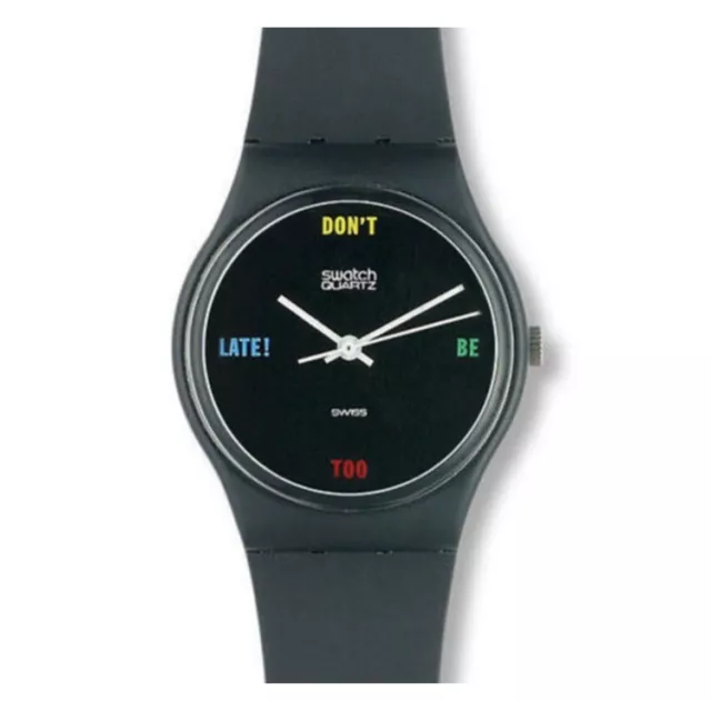 montre Swatch GA100 Don't be too late, 100% d'origine 1984