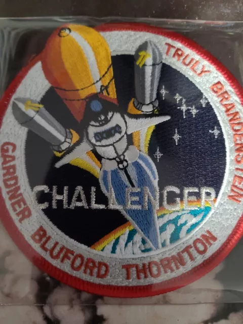 Vintage Space Shuttle Challenger STS-8 Patch NASA Astronauts Truly Brandenstein