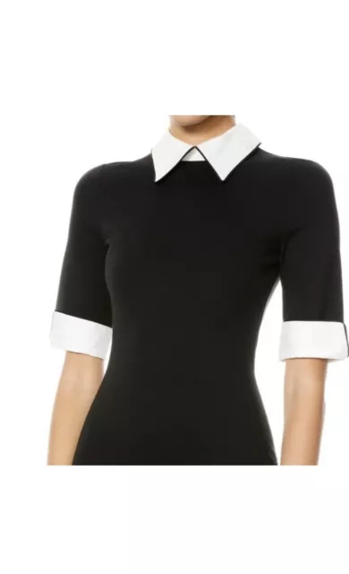 Alice + Olivia Delora Collared Mini Dress