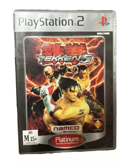 Tekken 5 PS2 Playstation 2 game Complete With Manual Tested Working PAL  French