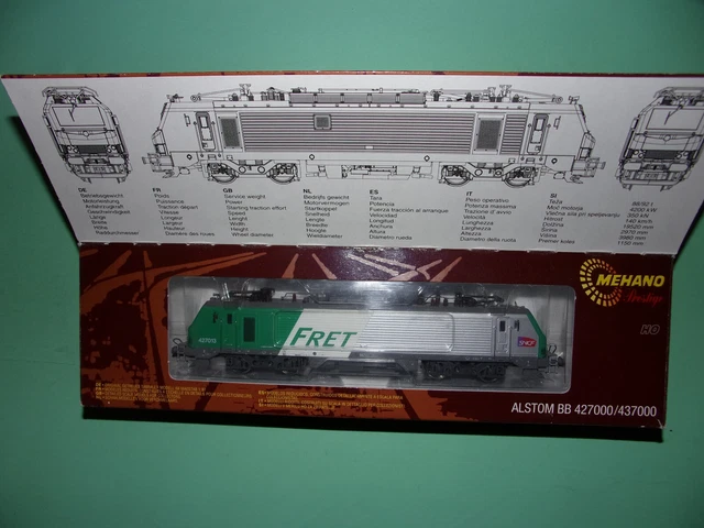 Locomotive électrique Roco BB7200 FRET SNCF 63780 – Échelle HO – Neuve