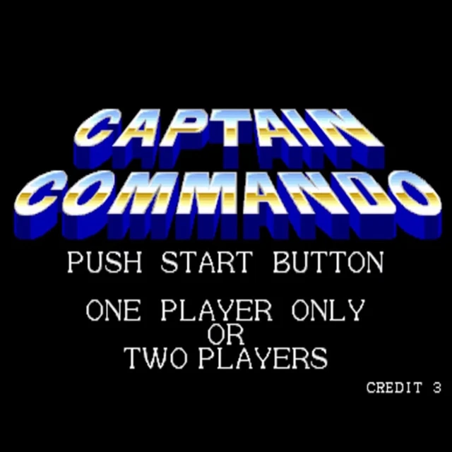 Commandis Gameplay USATO CAPTAIN COMMANDO Arcade Video Game PCB P.C. Board Capcom JAMMA ...