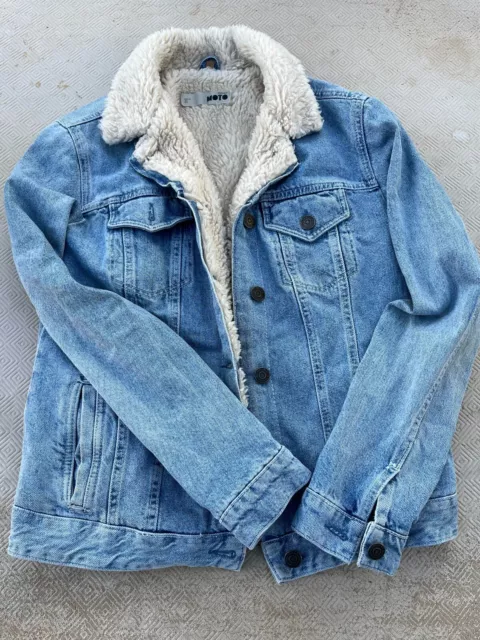 Denim Jacket with Fleece lining