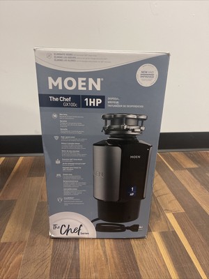 Moen GX100C The Chef Series 1HP Continuous Feed Garbage Disposal Stainless Steel