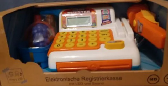 Originalverpackte Elektronische Registrierkasse Mit Scanner