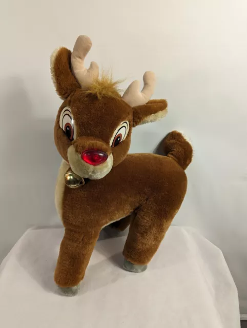 VTG Applause 20” RUDOLPH The Red Nosed Reindeer Musical Light-Up Standing Plush