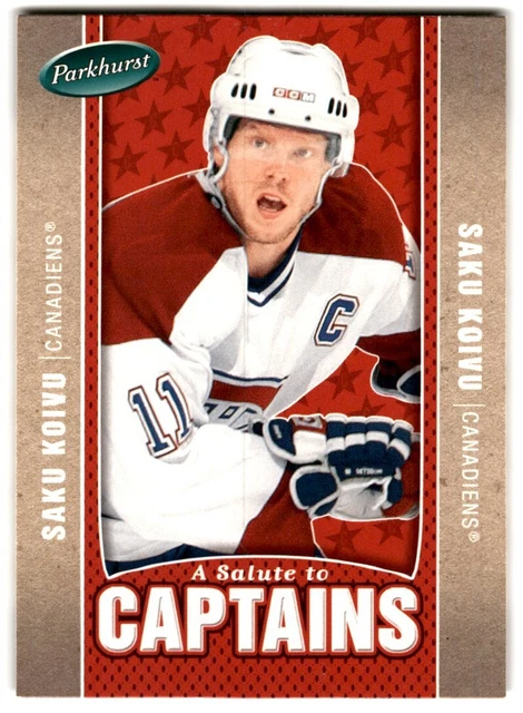 2005-06 Parkhurst Captains Saku Koivu Montreal Canadiens #515
