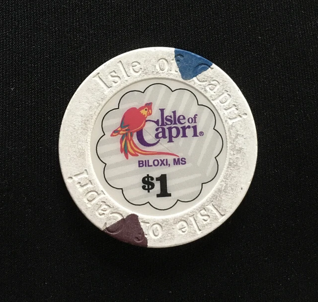 ISLE of CAPRI $1 Casino Chip Biloxi, MS