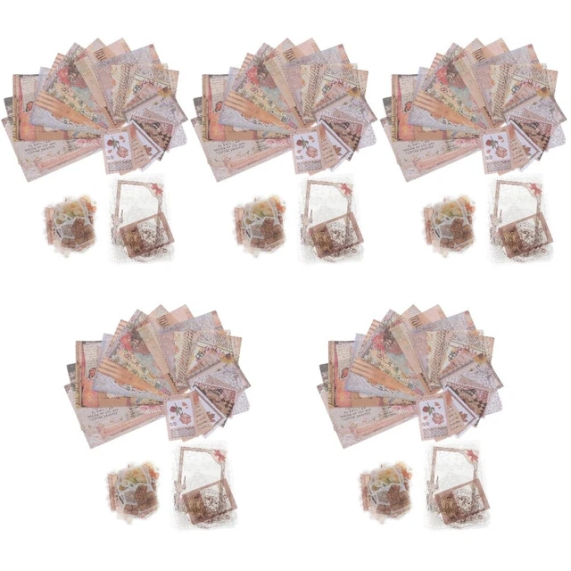 5 Sets von Scrapbooking Supplies Journal DIY Kit Journals Planer Papieraufkleber