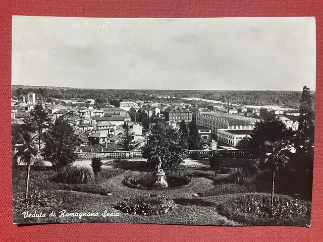 Cartolina - Veduta di Romagnano Sesia ( Novara ) - 1955 ca.