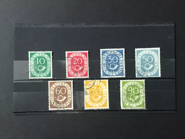 GandG Stamps Germany Numeral And Post Horn Mixed Used Lot